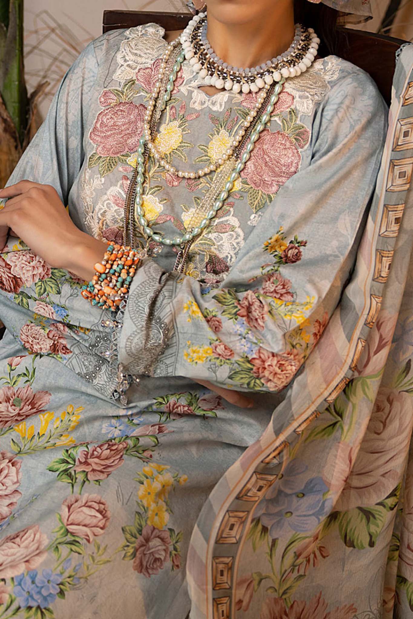 Fantasy by Adan's Libas Unstitched 3 Piece Spring Summer Lawn Collection'2023-FA-10