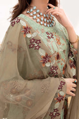 Chevron by Ramsha Unstitched 3 Piece Chiffon Vol-07 Collection'2023-A-710
