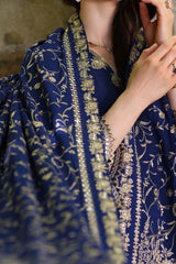 Noor by Saadia Asad Unstitched 3 Piece Luxury Winter Shawl Collection'2023-D-10