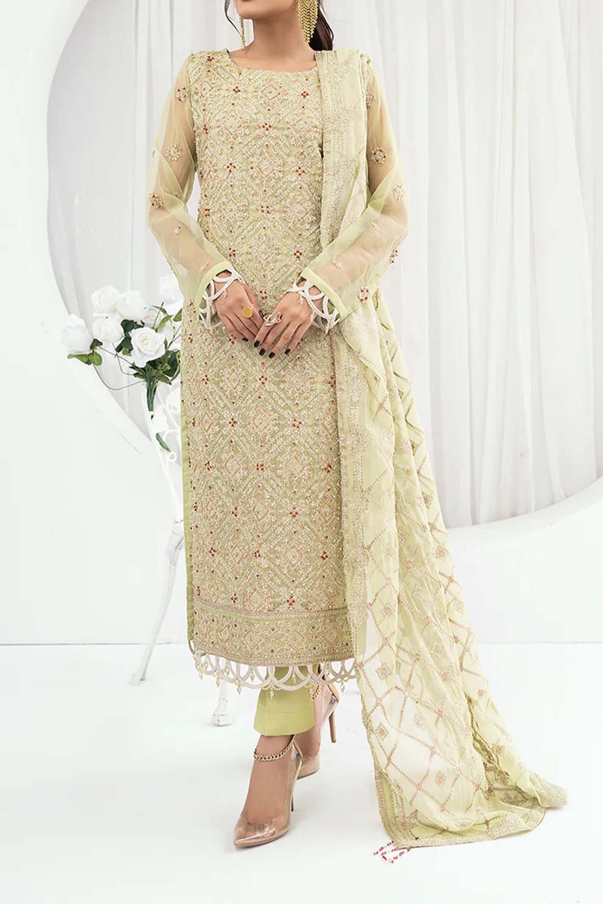 Emaan Adeel Unstitched 3 Piece Exclusive Formal Collection'2023-AL-09