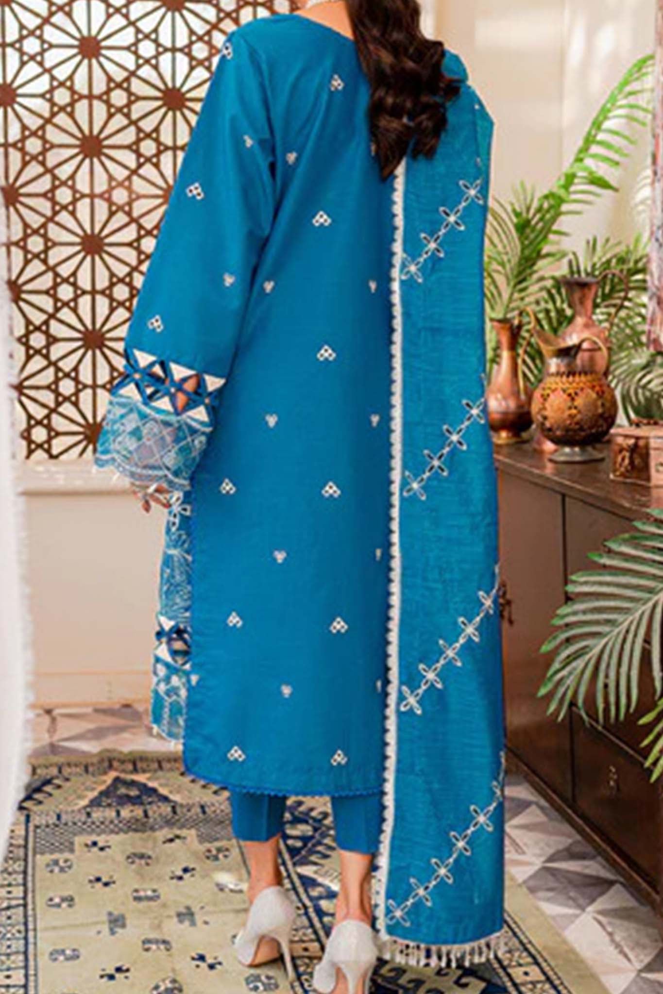 Nuray e Nazar by Parishay Unstitched 3 Piece Eid Lawn Collection'2023-NEE-02
