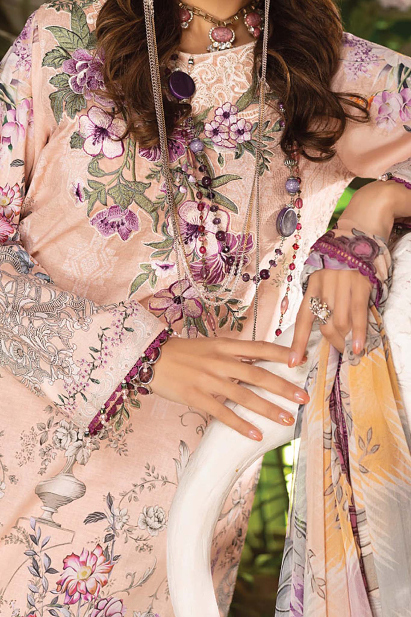 Fantasy by Adan's Libas Unstitched 3 Piece Spring Summer Lawn Collection'2023-FA-09