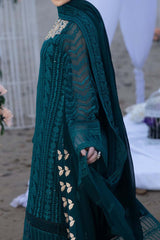 Azure Hand Embellished Unstitched 3 Piece Luxe Eid Collection'2023-AS-110