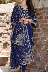 Noor by Saadia Asad Unstitched 3 Piece Luxury Winter Shawl Collection'2023-D-10