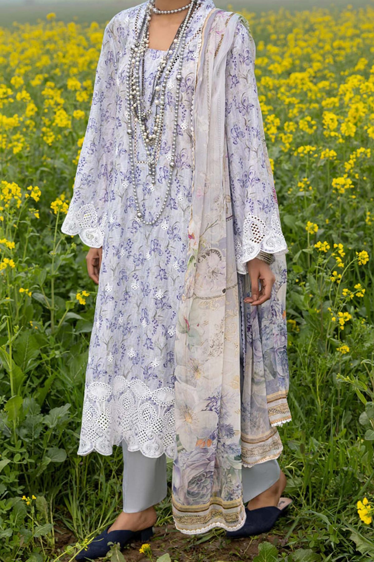 Sarson by Adan's Libas Unstitched 3 Piece Spring Summer Lawn Collection'2023-SA-09