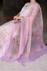 Noor By Saadia Asad Unstitched 3 Piece Luxury Chikankari Lawn'2024-D-11-A