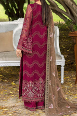 Shafaq by Flossie Unstitched 3 Piece Executive Chiffon Vol-07 Collection'2023-FE-709