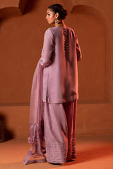 Lux Edit By Zaaviay Stitched Lavender Dreams (Three Piece)