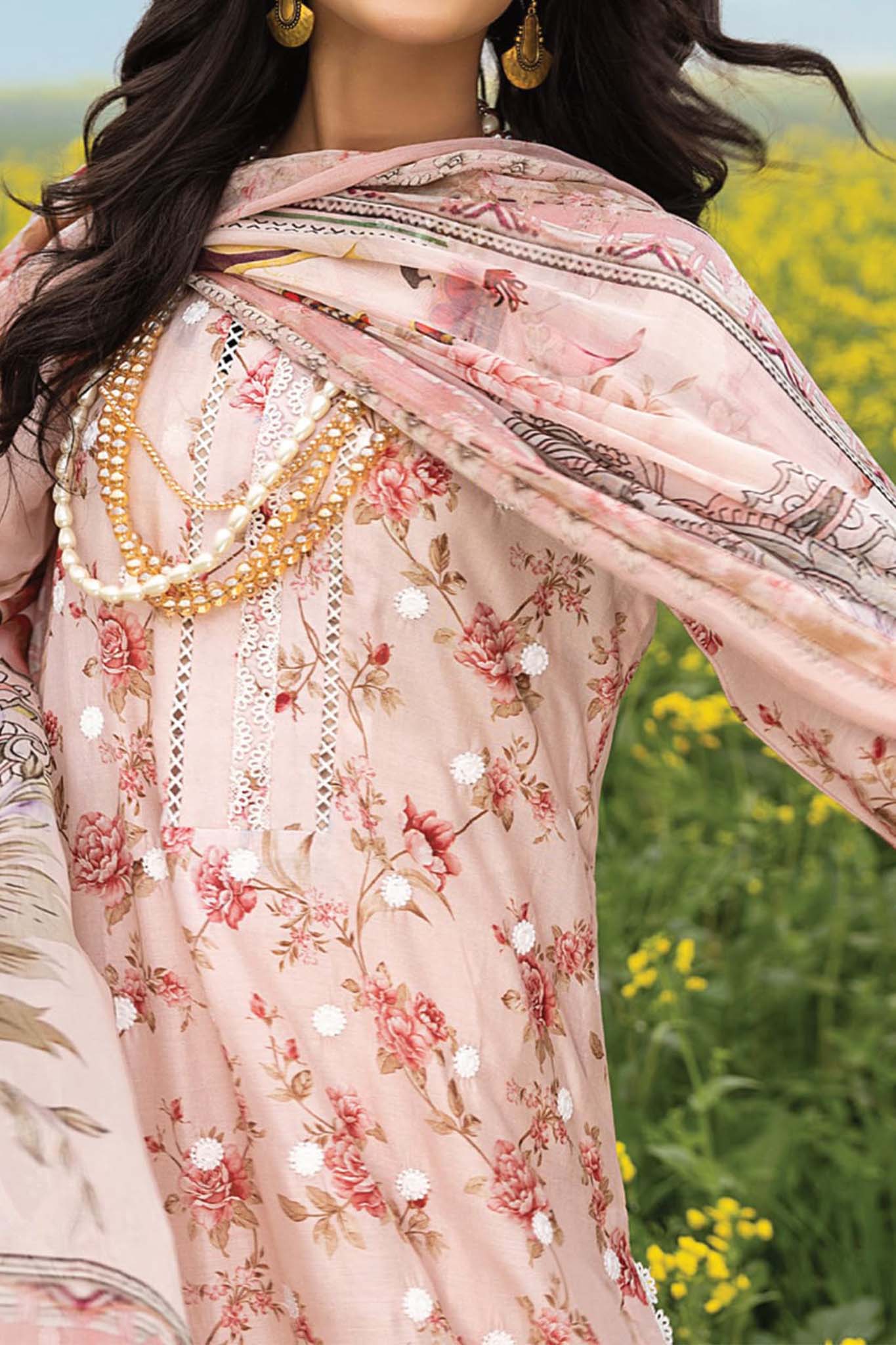 Sarson by Adan's Libas Unstitched 3 Piece Spring Summer Lawn Collection'2023-SA-08