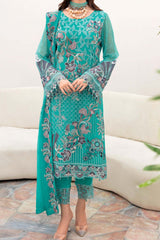 Chevron by Ramsha Unstitched 3 Piece Chiffon Vol-07 Collection'2023-A-708