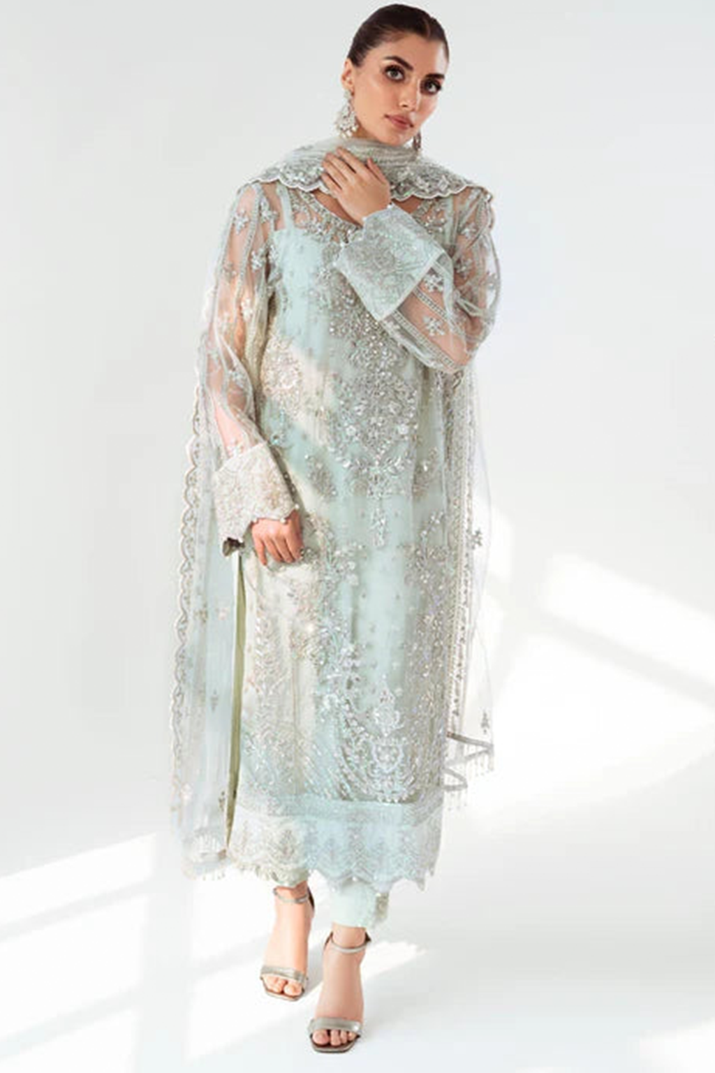 Meeral Stitched 3 Piece Luxury Formals Pret Collection'2025-Meeral - ML-LUX22V2-17 Kyra - Meeral Luxe