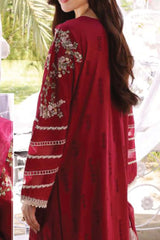 Elaf Unstitched 3 Piece Festive Chikankari Collection'2023-ECF-10