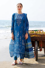 Saagar by Aabyaan Unstitched 3 Piece Luxury Festive Lawn Collection'2024-AF-12