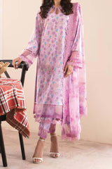 Afrozeh Printskari Unstitched 3 Piece Summer Lawn Collection'2023-ALV4-08