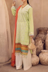 Raj Bari Unstitched 3 Piece Chikankari Collection'2023-RC-03-A