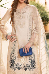 Voyage A Luxe by Maria B Unstitched 3 Piece Luxury Lawn Collection'2024-D-2414-B
