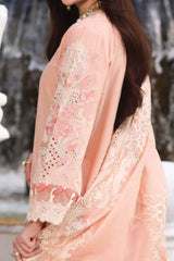 Elaf Unstitched 3 Piece Festive Chikankari Collection'2023-ECF-09