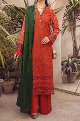 Raj Bari Unstitched 3 Piece Chikankari Collection'2023-RC-01-B