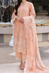 Elaf Unstitched 3 Piece Festive Chikankari Collection'2023-ECF-09