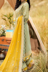 Adan's Libas Unstitched 3 Piece Lawnkari Collection'2023-L-6002