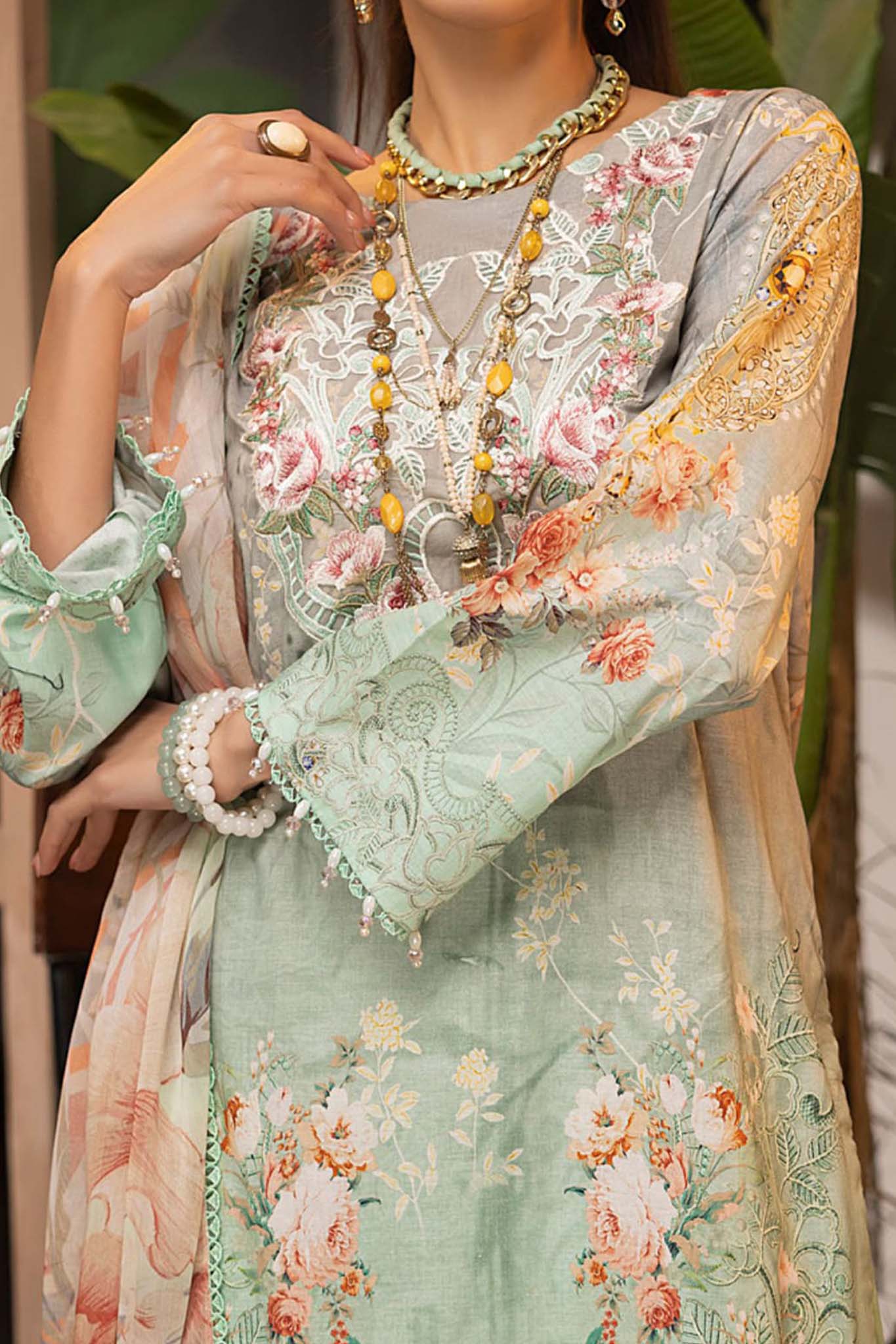 Fantasy by Adan's Libas Unstitched 3 Piece Spring Summer Lawn Collection'2023-FA-06