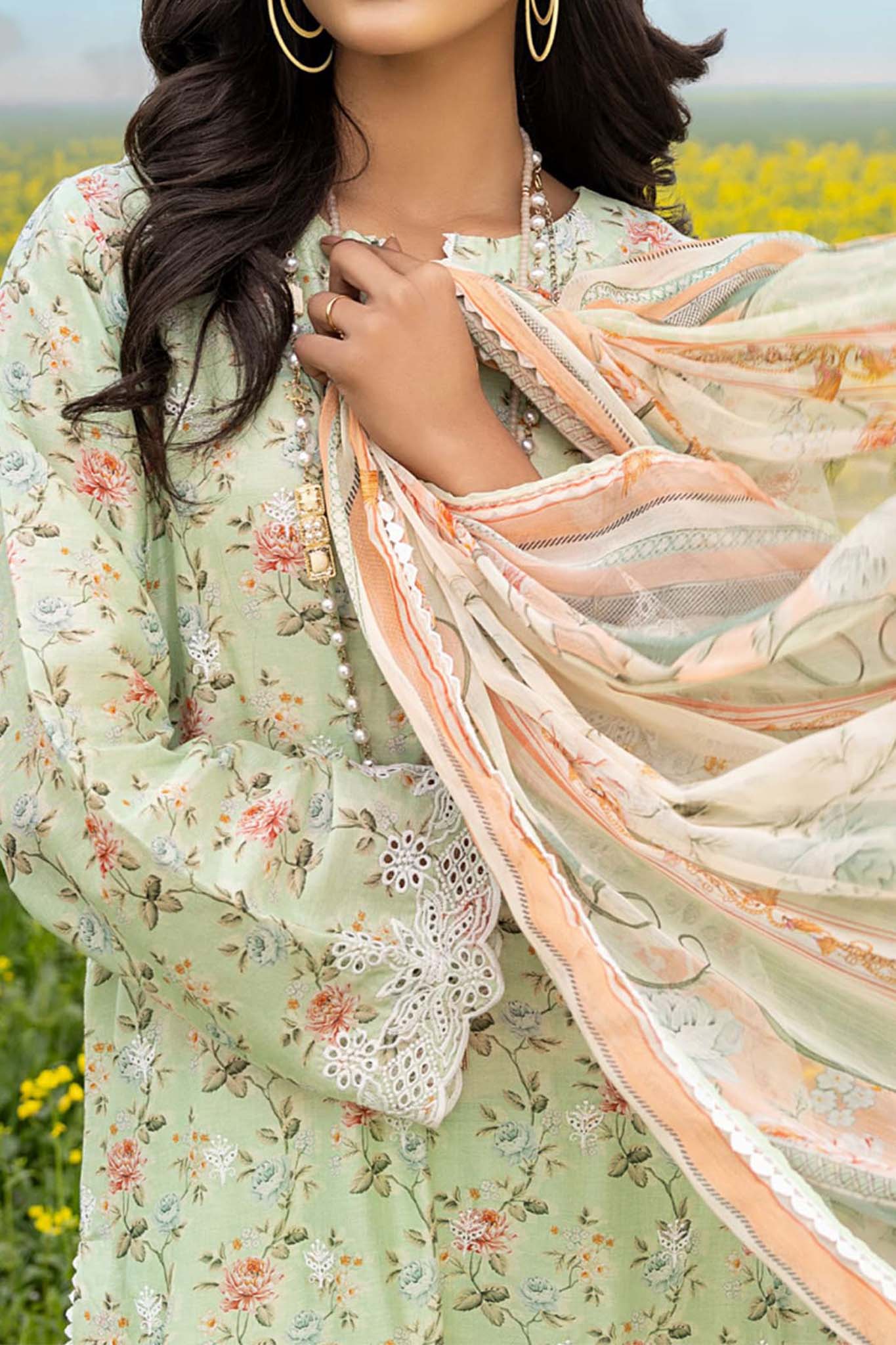 Sarson by Adan's Libas Unstitched 3 Piece Spring Summer Lawn Collection'2023-SA-06