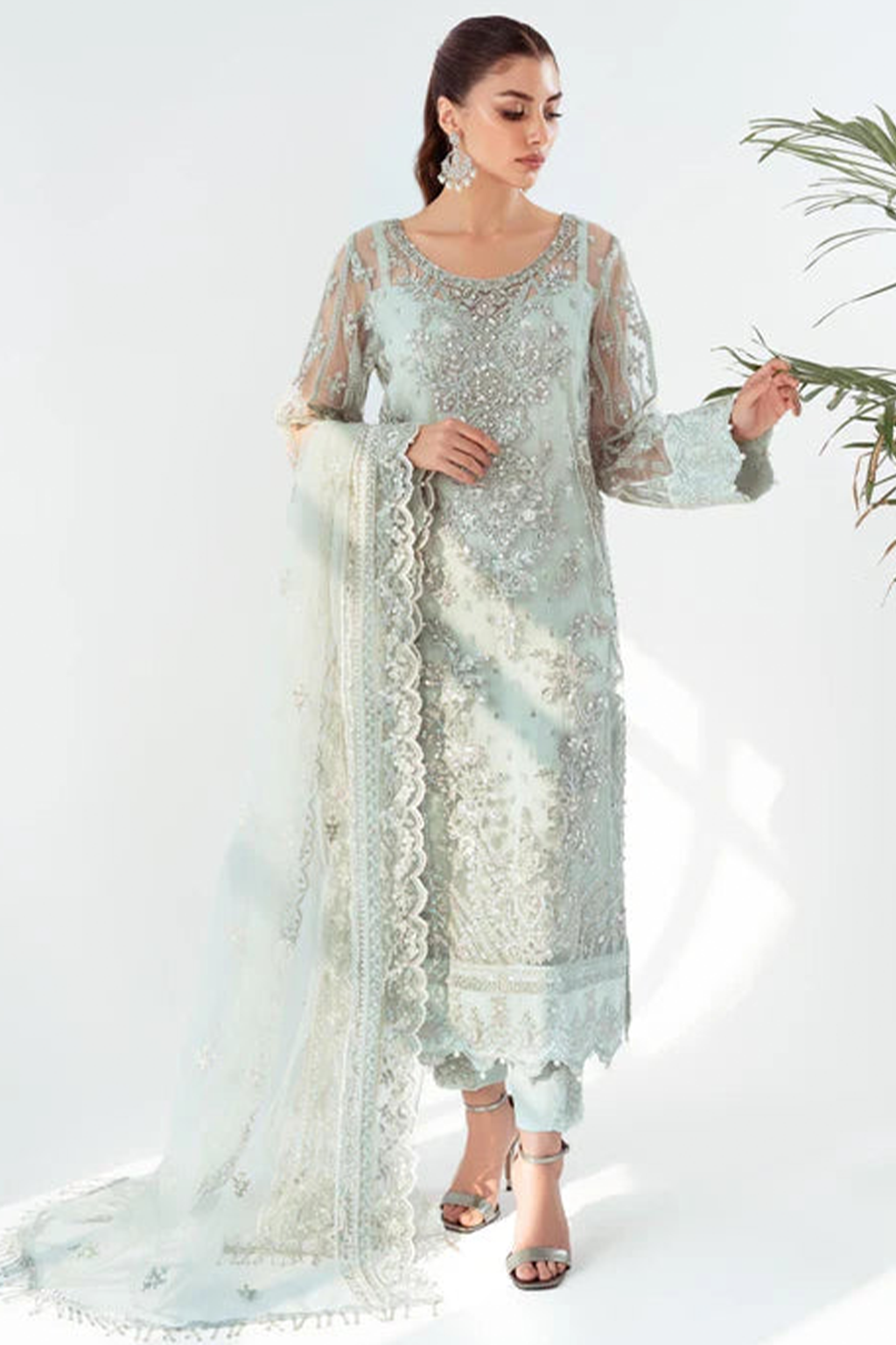 Meeral Stitched 3 Piece Luxury Formals Pret Collection'2025-Meeral - ML-LUX22V2-17 Kyra - Meeral Luxe