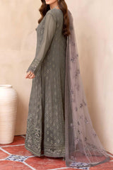 Elnaz by Flossie Unstitched 3 Piece Chiffon Vol-01 Collection'2023-E-106