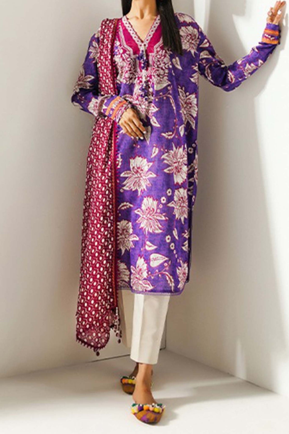 Mahay by Sana Safinaz Unstitched 2 Piece Summer Lawn Collection'2023-SSM-27-B