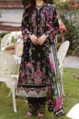 Elaf Unstitched 3 Piece Festive Chikankari Collection'2023-ECF-08