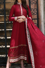 Noor by Saadia Asad Unstitched 3 Piece Luxury Winter Shawl Collection'2023-D-07