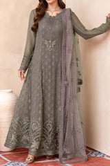 Elnaz by Flossie Unstitched 3 Piece Chiffon Vol-01 Collection'2023-E-106