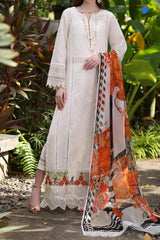 Noor By Saadia Asad Unstitched 3 Piece Luxury Chikankari Lawn'2024-D-06-B