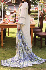 Elaf Unstitched 3 Piece Festive Chikankari Collection'2023-ECF-07
