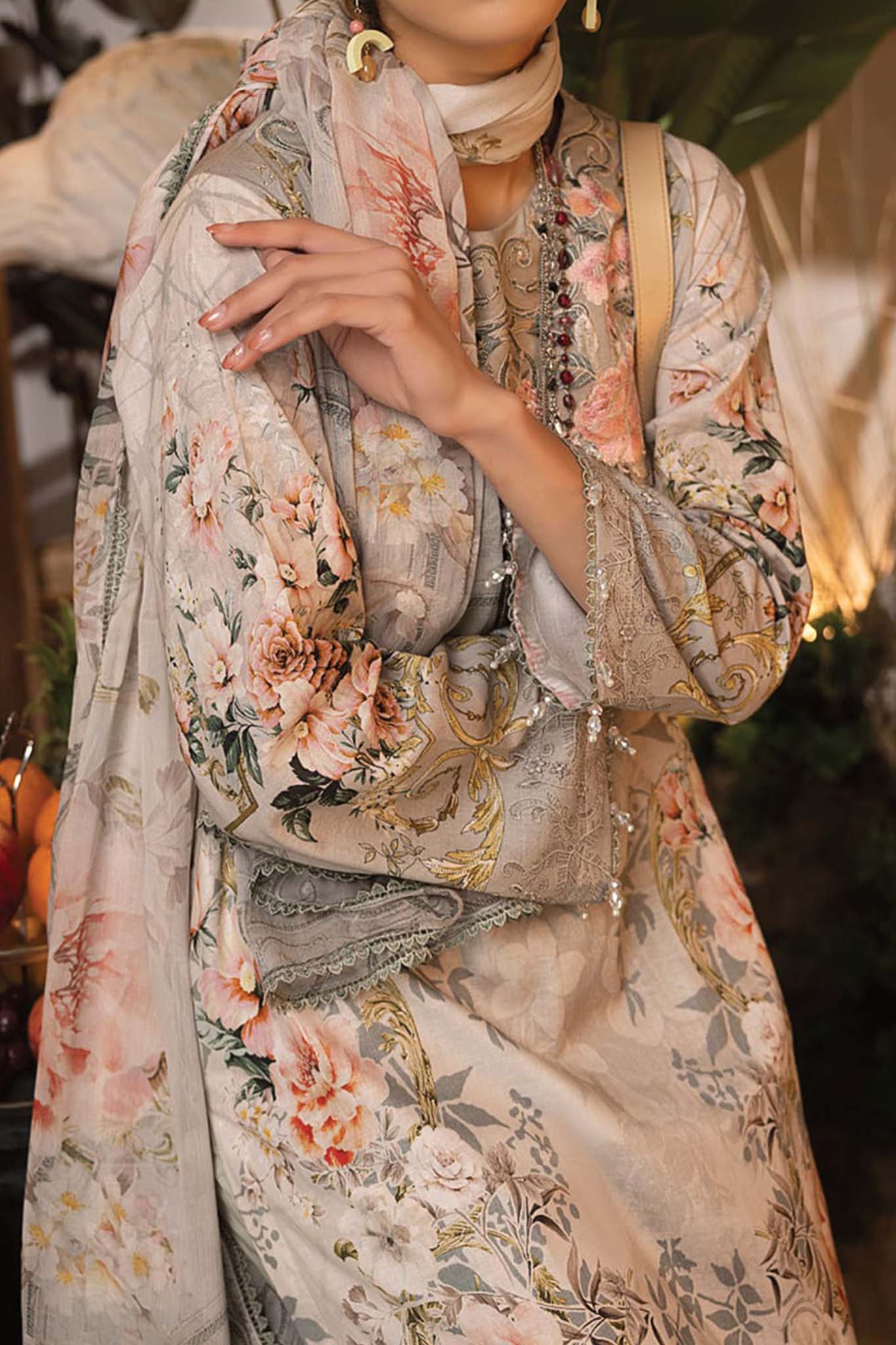 Fantasy by Adan's Libas Unstitched 3 Piece Spring Summer Lawn Collection'2023-FA-04
