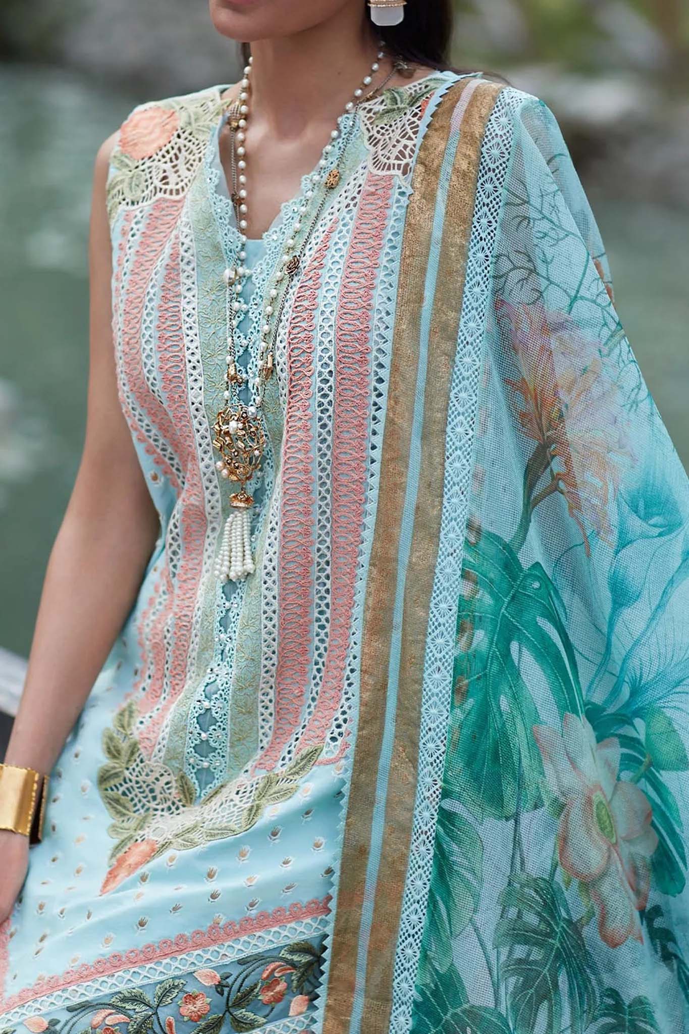 Crimson Unstitched 3 Piece Luxury Lawn Collection'2023-D-05-B-Shigar