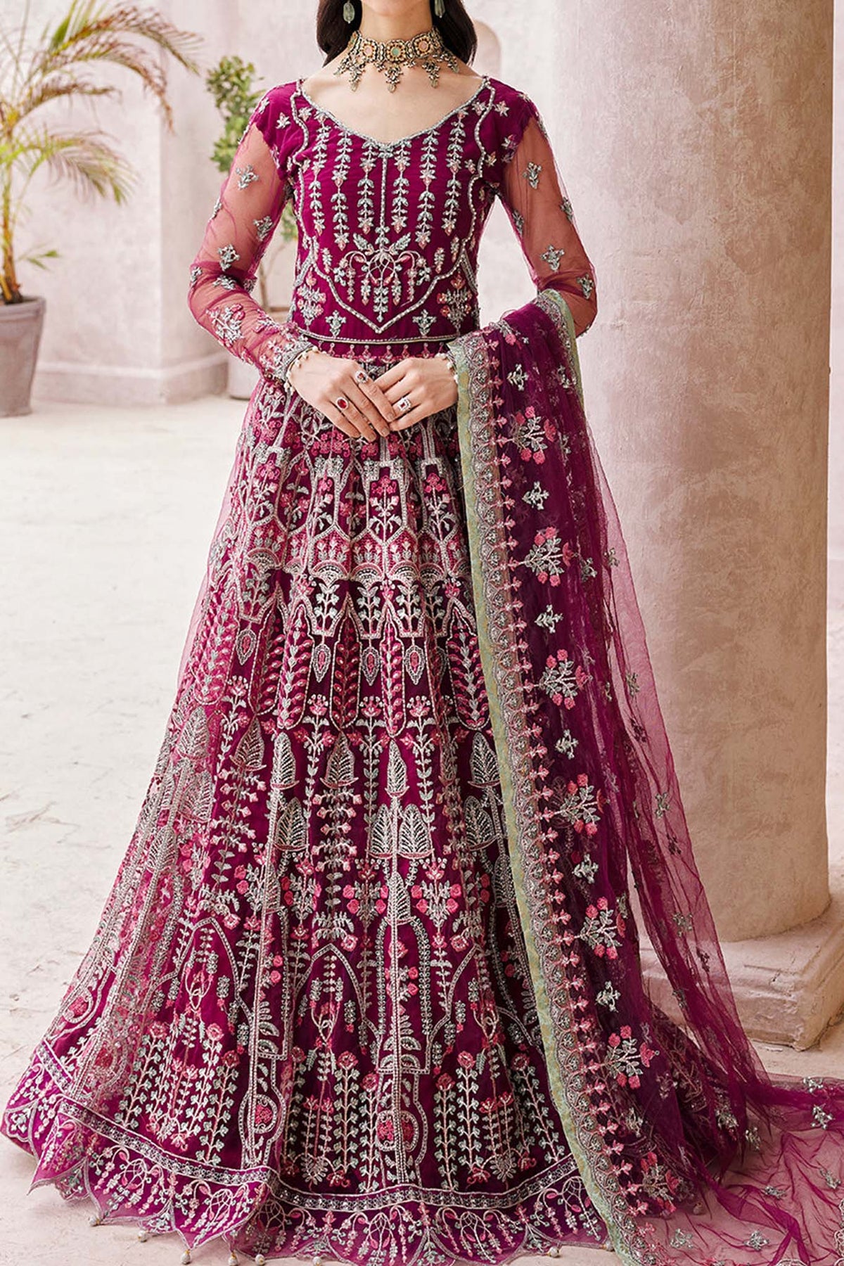 Mirha by Emaan Adeel Unstitched 3 Piece Wedding Collection'2023-MH-202