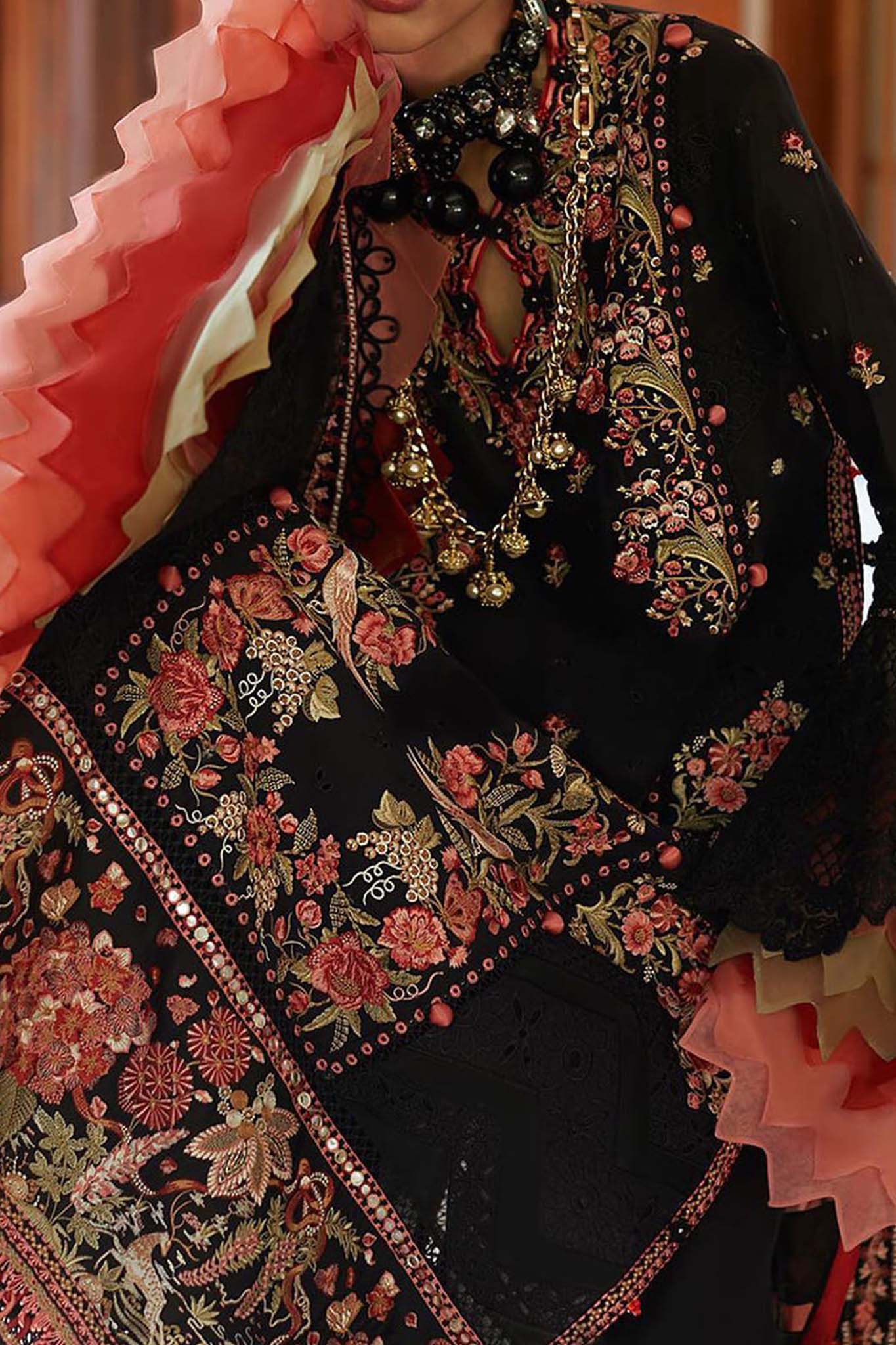 Elan Unstitched 3 Piece Luxury Lawn Collection'2023-EL23-02-A