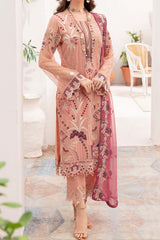 Chevron by Ramsha Unstitched 3 Piece Chiffon Vol-07 Collection'2023-A-702