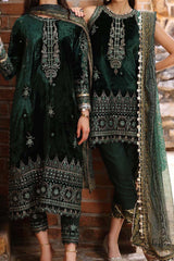 Noor by Saadia Asad Unstitched 3 Piece Luxury Winter Shawl Collection'2023-D-06