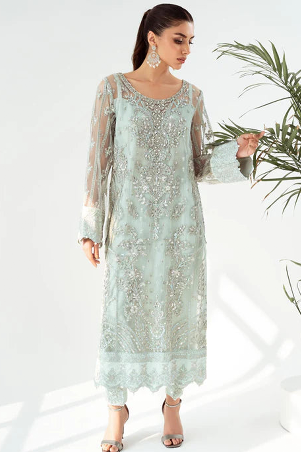 Meeral Stitched 3 Piece Luxury Formals Pret Collection'2025-Meeral - ML-LUX22V2-17 Kyra - Meeral Luxe