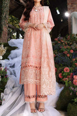 Elaf Unstitched 3 Piece Festive Chikankari Collection'2023-ECF-06