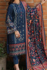 Noor by Saadia Asad Unstitched 3 Piece Luxury Winter Shawl Collection'2023-D-05