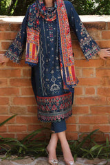 Noor by Saadia Asad Unstitched 3 Piece Luxury Winter Shawl Collection'2023-D-05