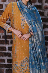 Noor by Saadia Asad Unstitched 3 Piece Luxury Winter Shawl Collection'2023-D-04