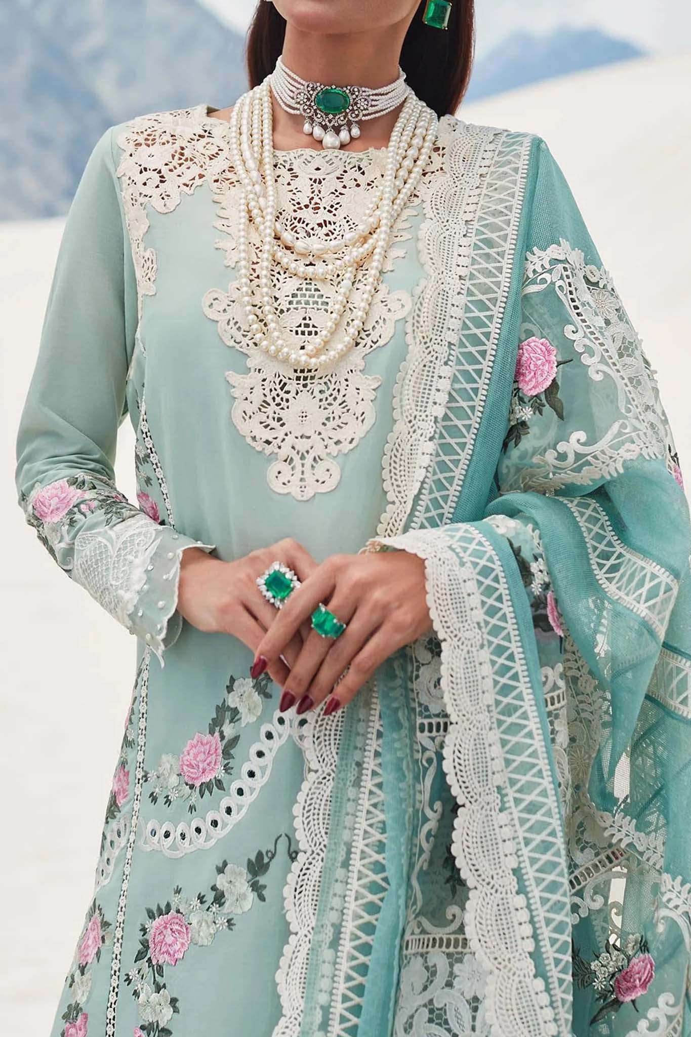 Crimson Unstitched 3 Piece Luxury Lawn Collection'2023-D-03-B-Serendipity