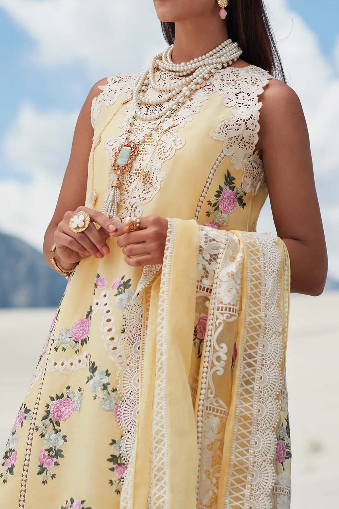 Crimson Unstitched 3 Piece Luxury Lawn Collection'2023-D-03-A-Serendipity