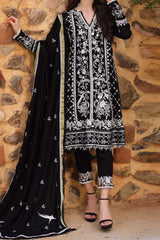 Noor by Saadia Asad Unstitched 3 Piece Luxury Winter Shawl Collection'2023-D-01