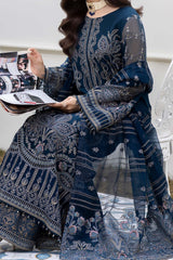 Shafaq by Flossie Unstitched 3 Piece Executive Chiffon Vol-07 Collection'2023-FE-701