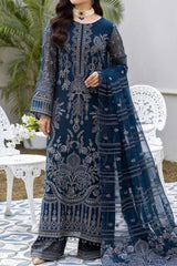 Shafaq by Flossie Unstitched 3 Piece Executive Chiffon Vol-07 Collection'2023-FE-701